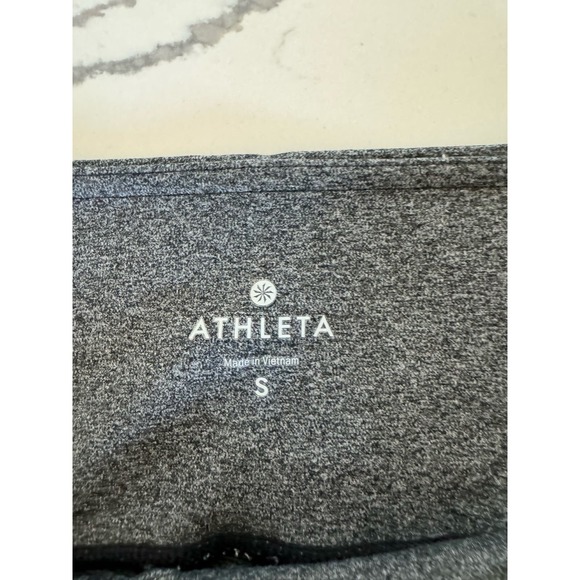 Athleta Grey‎ Cropped Leggings Size Small Super Soft - Picture 6 of 7